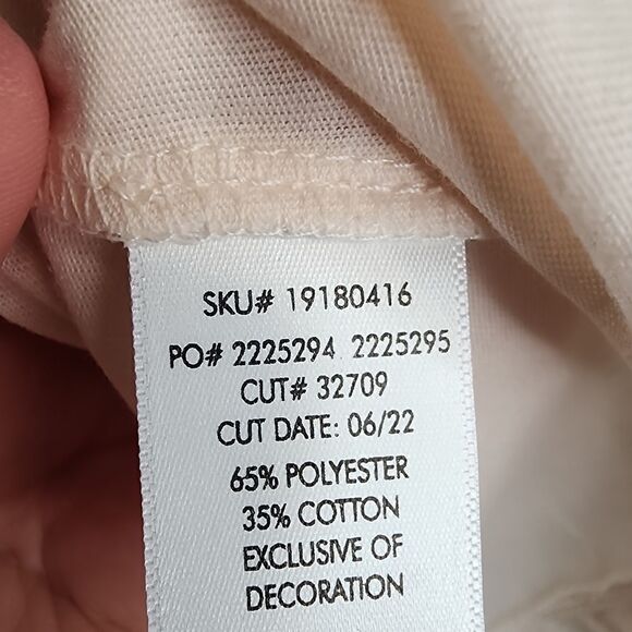 4X 26W Torrid Torrid Cream Pink Doodles Sketch Tattoo Happy Face Long Sleeve Tee - Picture 4 of 7